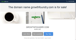 Desktop Screenshot of growthfoundry.com